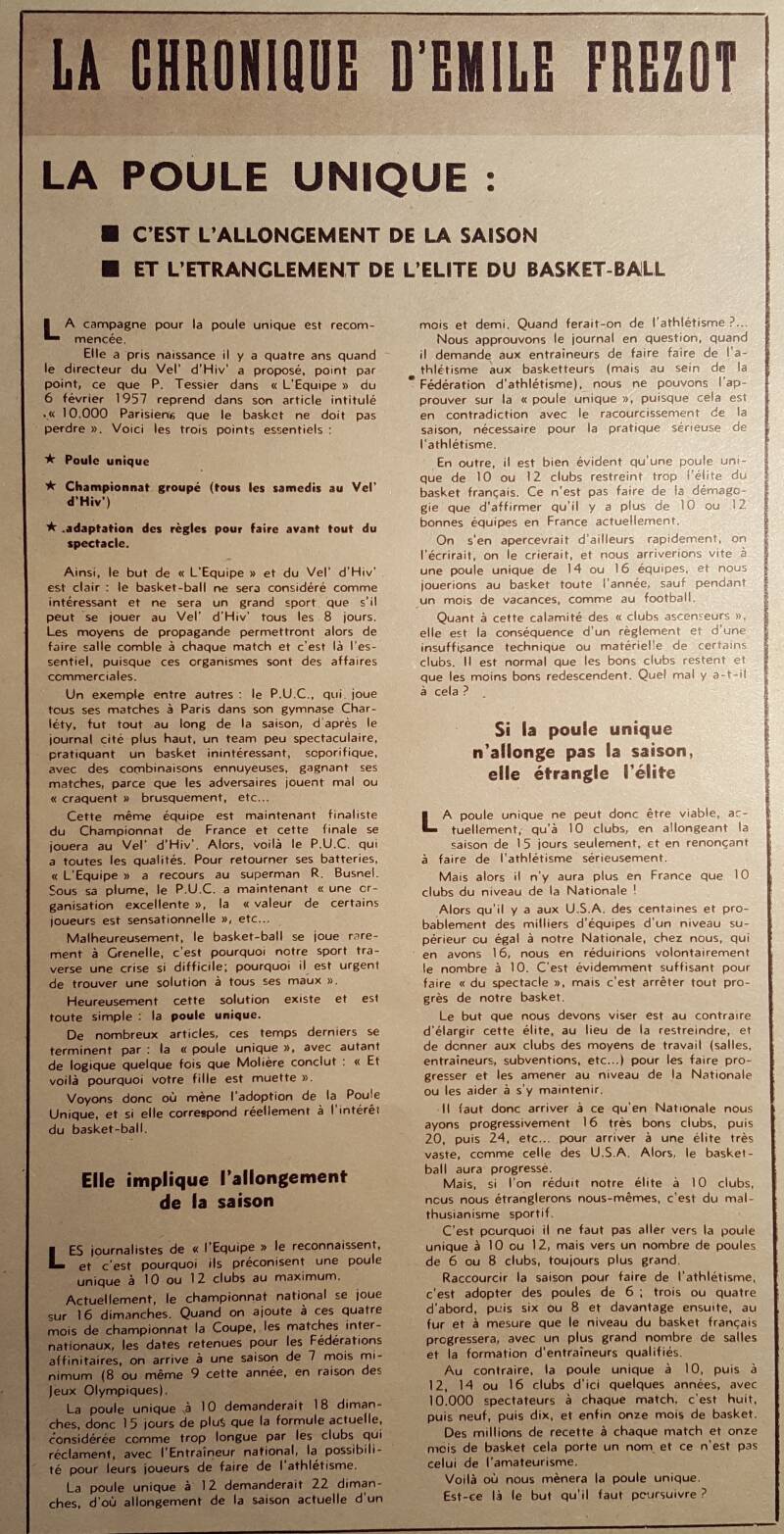 Miroir Sprint 18 mars 1957