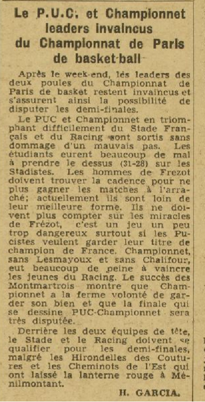 Combat 11 novembre 1947