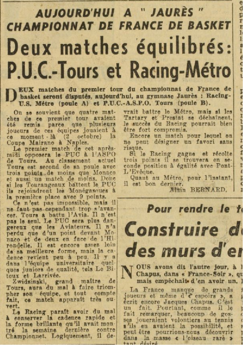 Combat 1 novembre 1949