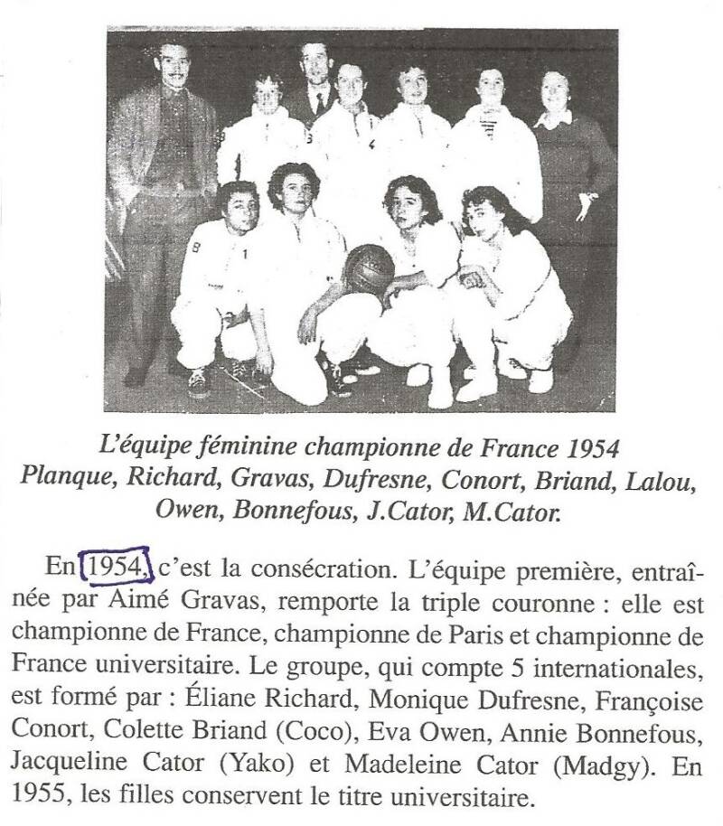 1953-54 Filles