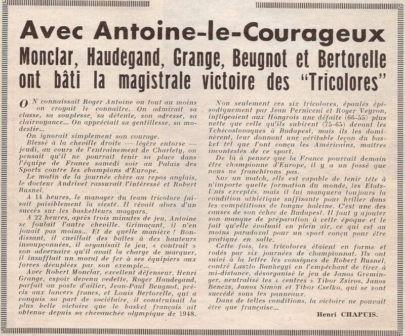 Miroir des Sports 7 novembre 1955