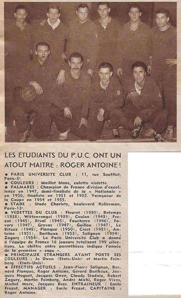 Miroir des Sports 2 janvier 1956