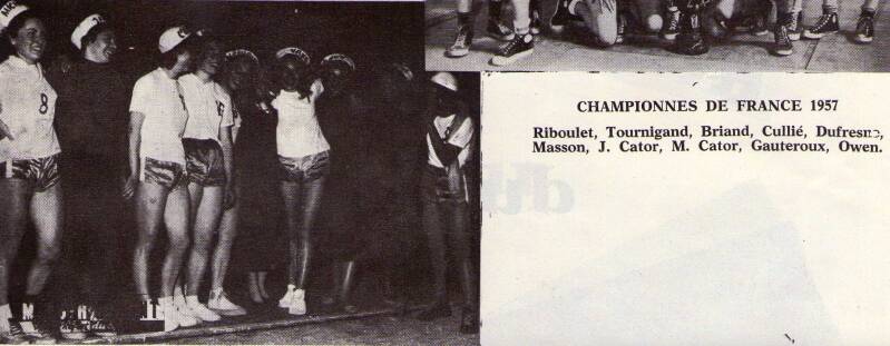 1957 Championnes de France.