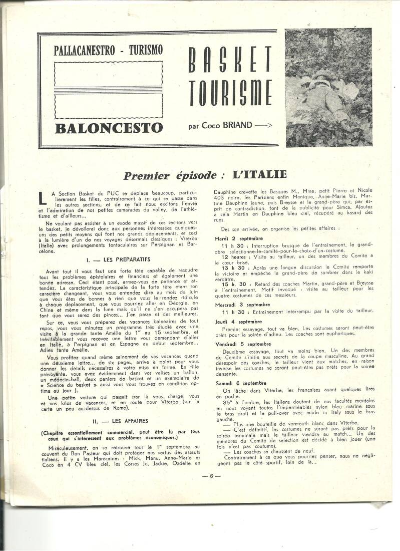 Article Aimé Gravas Septembre 1958