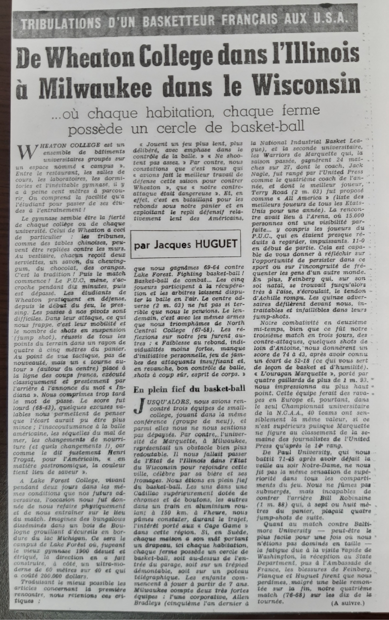 L&#039;Equipe 18 janvier 1956