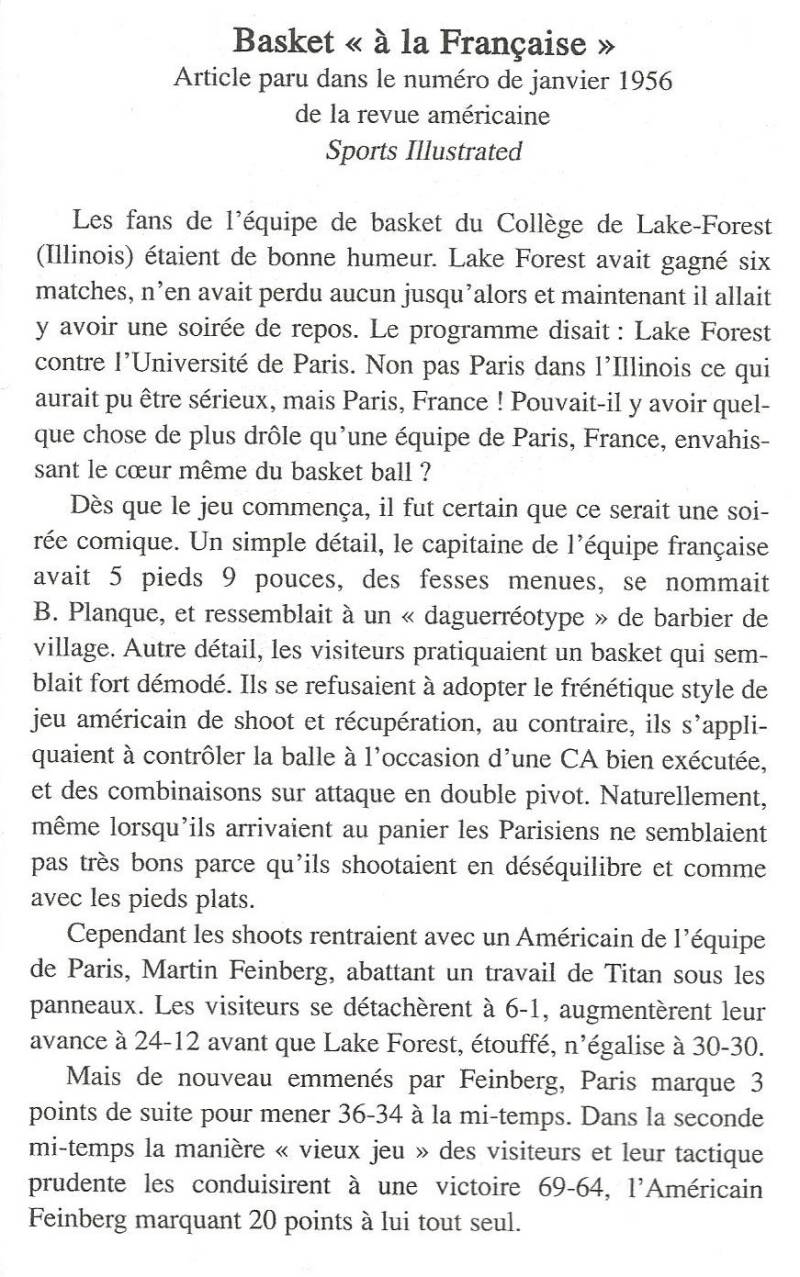 Basket à la Française