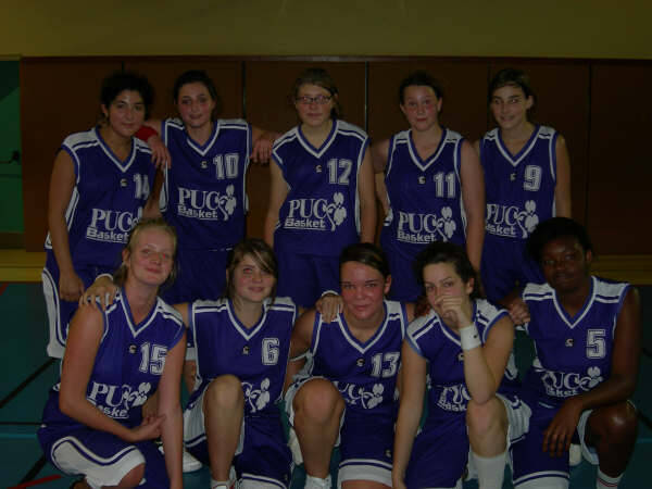 Cadettes 1 en 2009-2010.