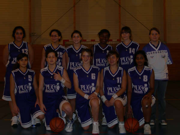 Cadettes 2 en 2009-2010