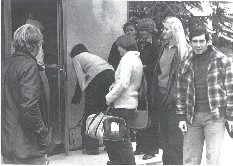 Déplacement Filles à Graulhet en 1977-1978