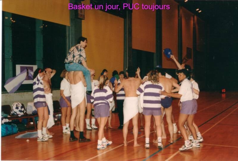 Frank Padovani porté en triomphe en 1993