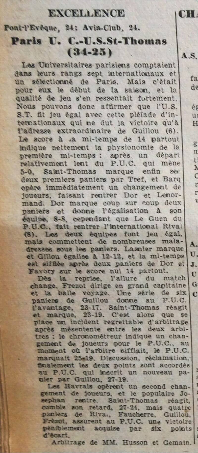 Le Havre PUC octobre 48