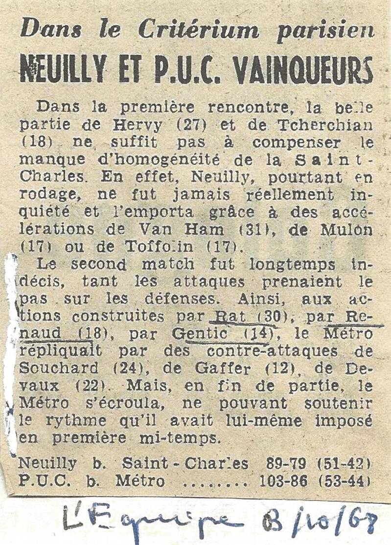 L&#039;Equipe 28 septembre 1967