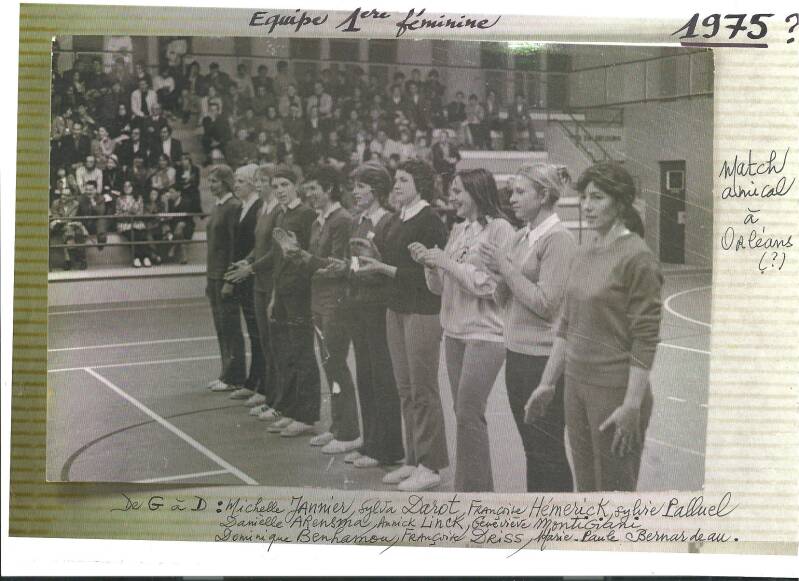 Match Amical à Orléans en 1975