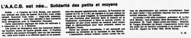 Ouest France 11 janvier 1982