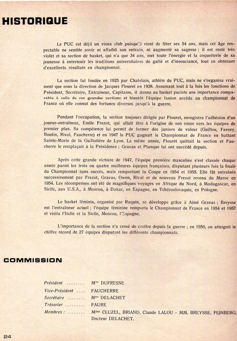 Présentation du PUC 59-60