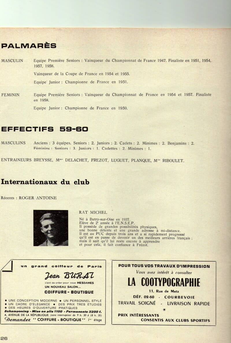 Présentation du PUC 59-60