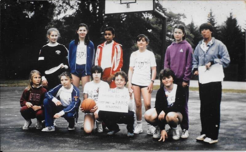 Benjamines  Championnes de Paris 1982