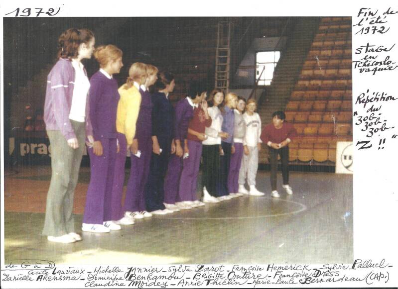 Stage Tchécoslovaquie septembre 1972