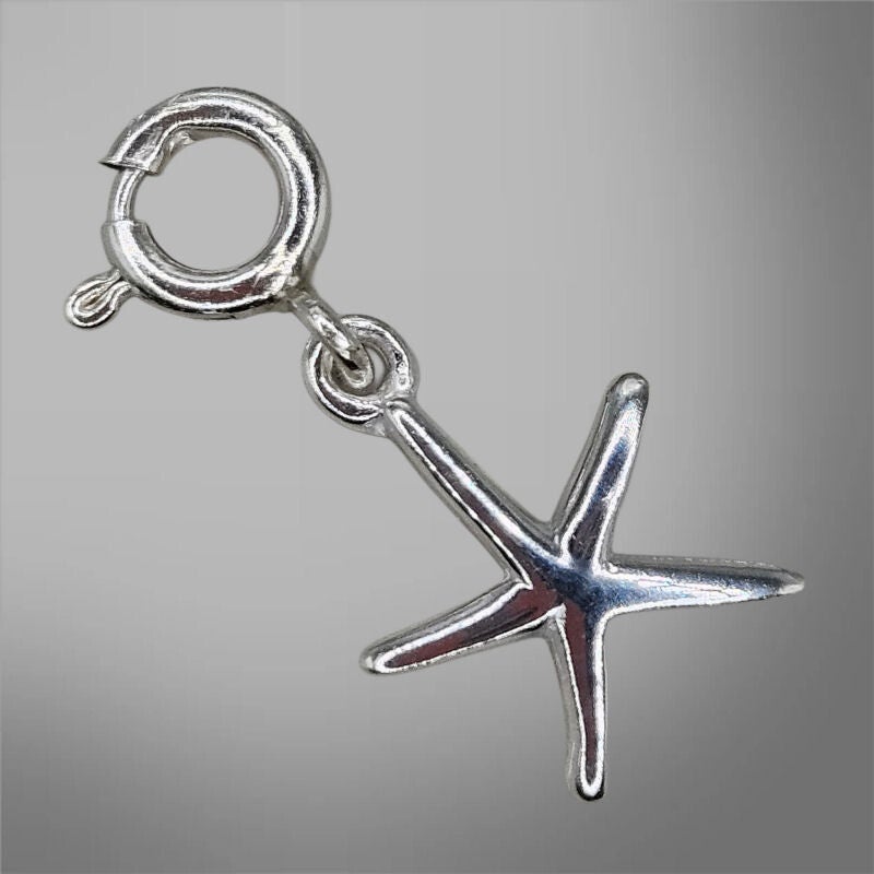 Bedel Bintang Laut Biru – 925 zilver