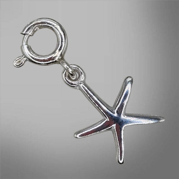 Bedel Bintang Laut Biru – 925 zilver