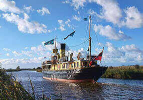 Incentive op een salonboot