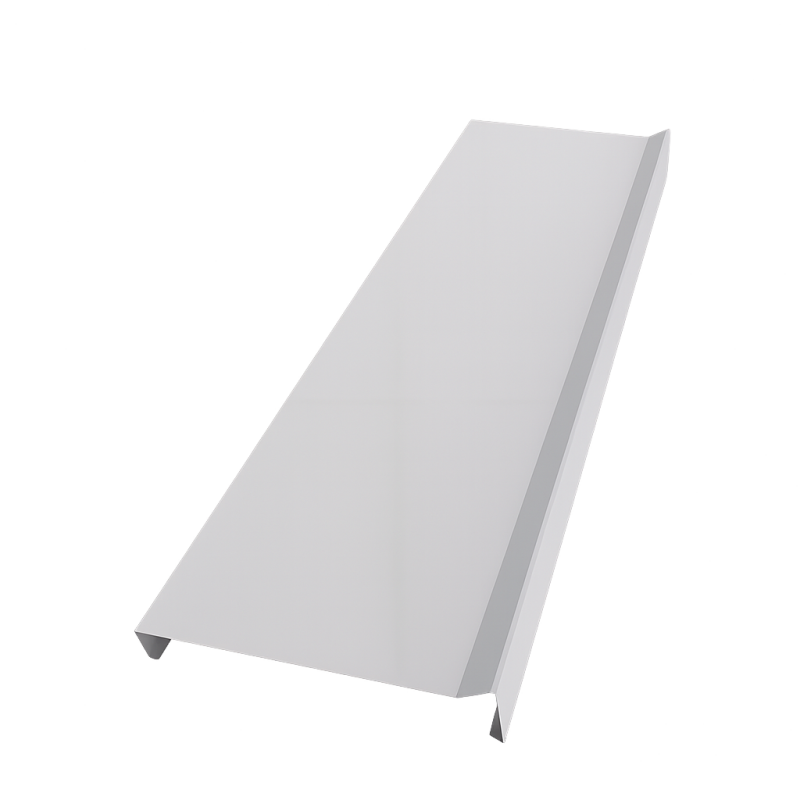 Aluminium afdekker met vuilkeerrand
