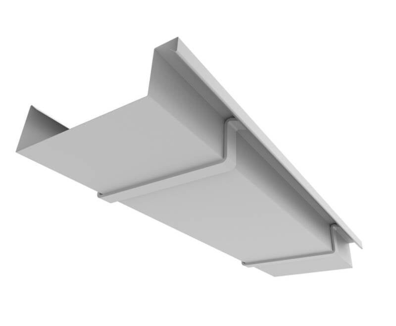 Jumbo 280 aluminium bakgoot | Grote dakgoot met maximale watercapaciteit | A-Team Dakgoten