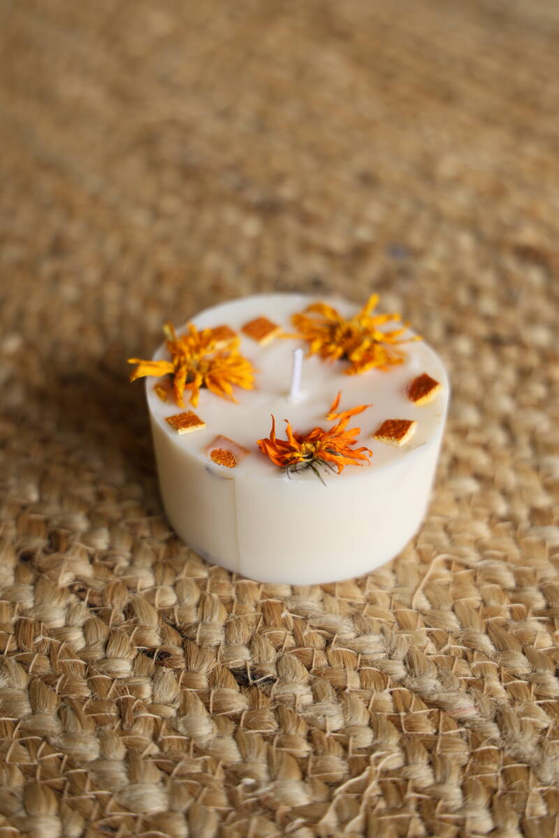 Relaxo-bougie fleurie "Harmonie végétale"