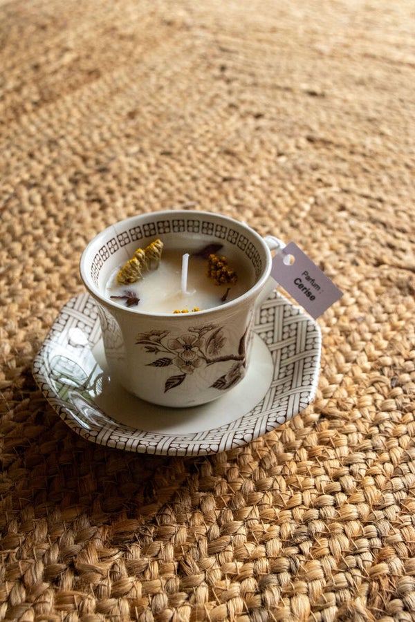 Bougie tasse Gourmandise des vergers