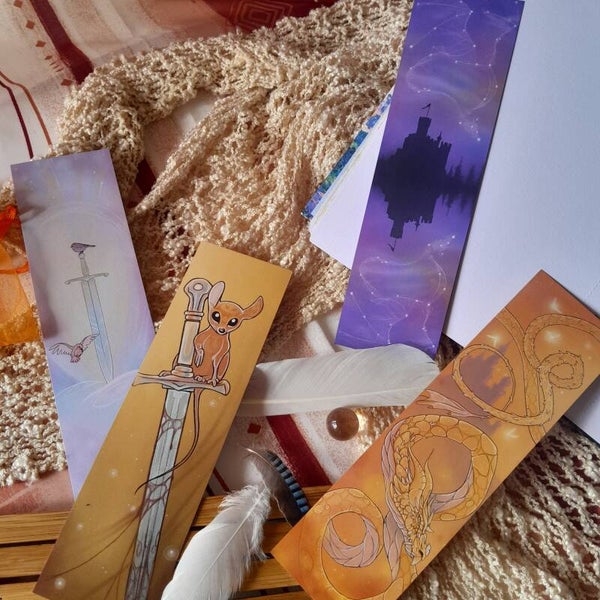 Lot de 4 marque-pages