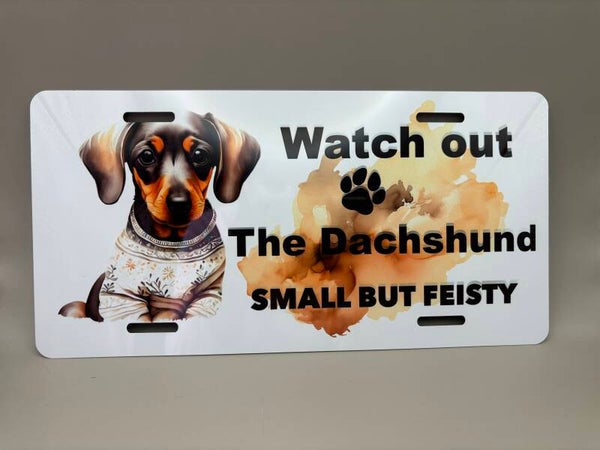 Bordje metaal Teckel