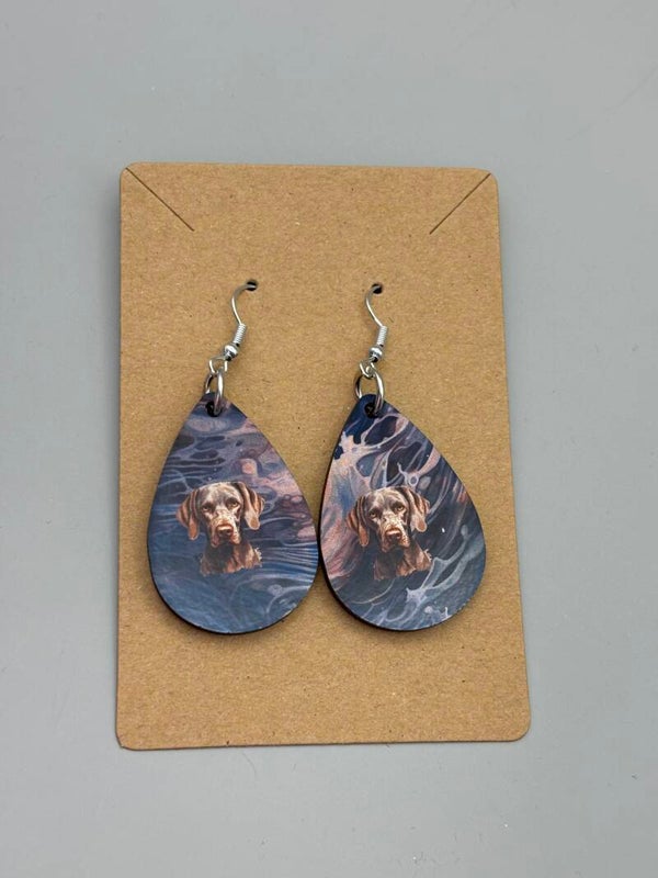 Oorbellen Weimaraner