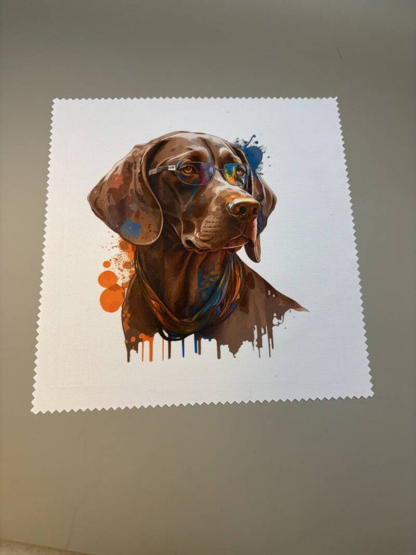 Brillendoekje Weimaraner
