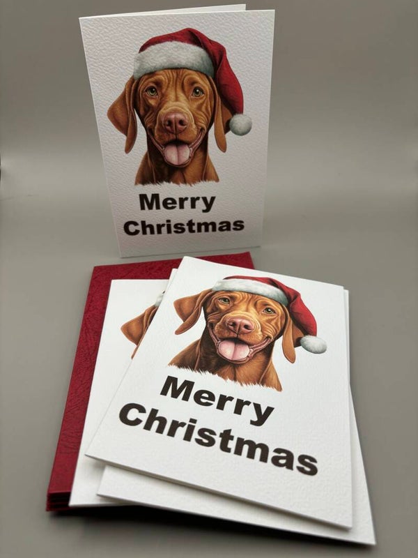 Set kerstkaarten Visla muts