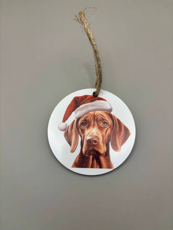 Kersthanger Vizsla muts 2 7 cm
