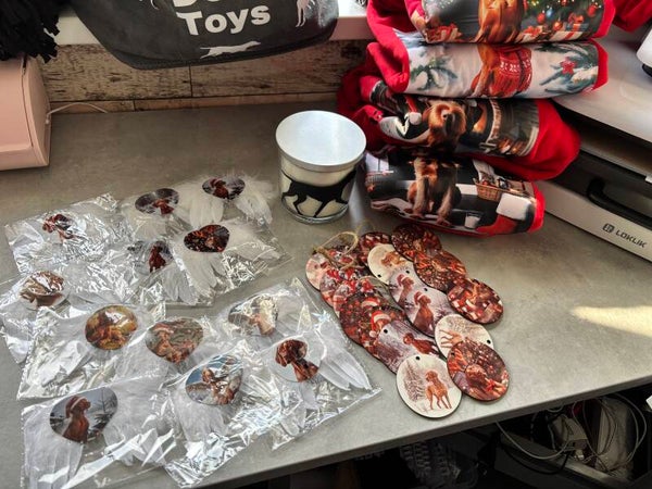 kerstartikelen Vizsla rescue NL/EU