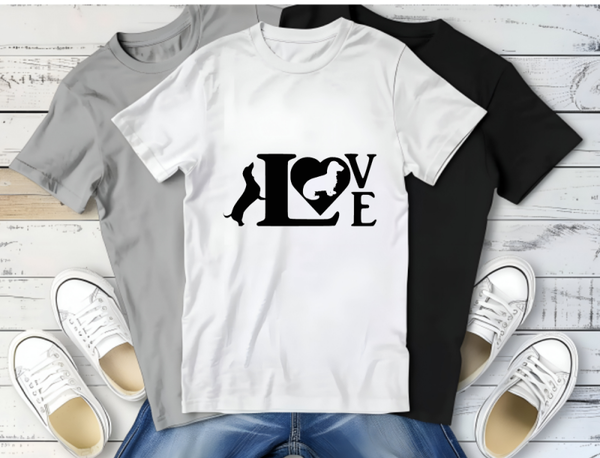 Shirt teckel love