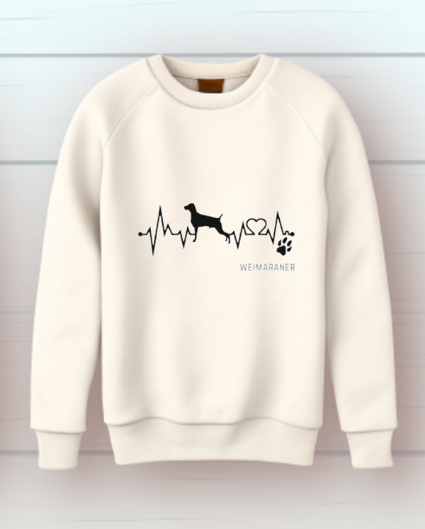 Trui Weimaraner heartbeat