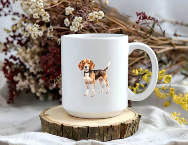 Beker beagle staand