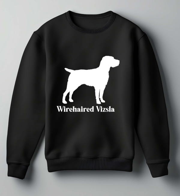 Trui Vizsla draadhaar zwart