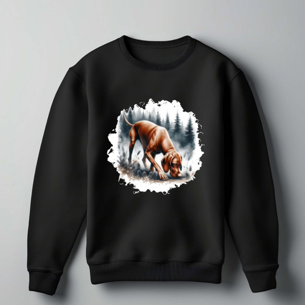 Trui Vizsla sniff zwart