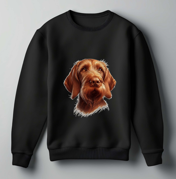 Trui Vizsla D kop zwart