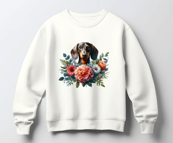 Trui teckel flower