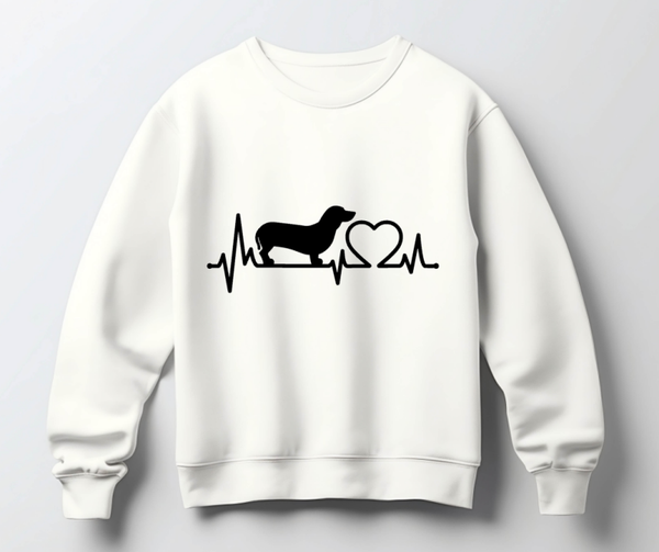 Trui teckel heartbeat