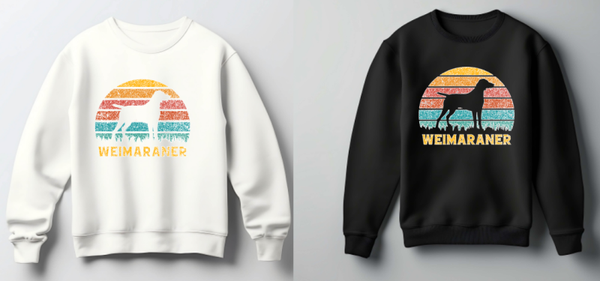 Trui Weimaraner retro