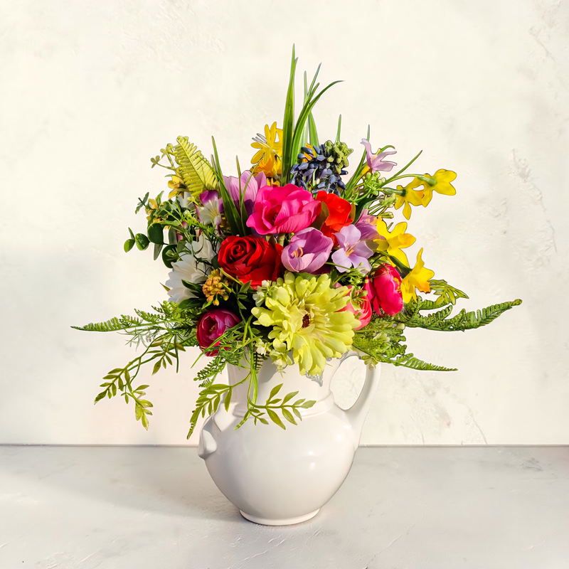 Seidenblumen-Sträuße