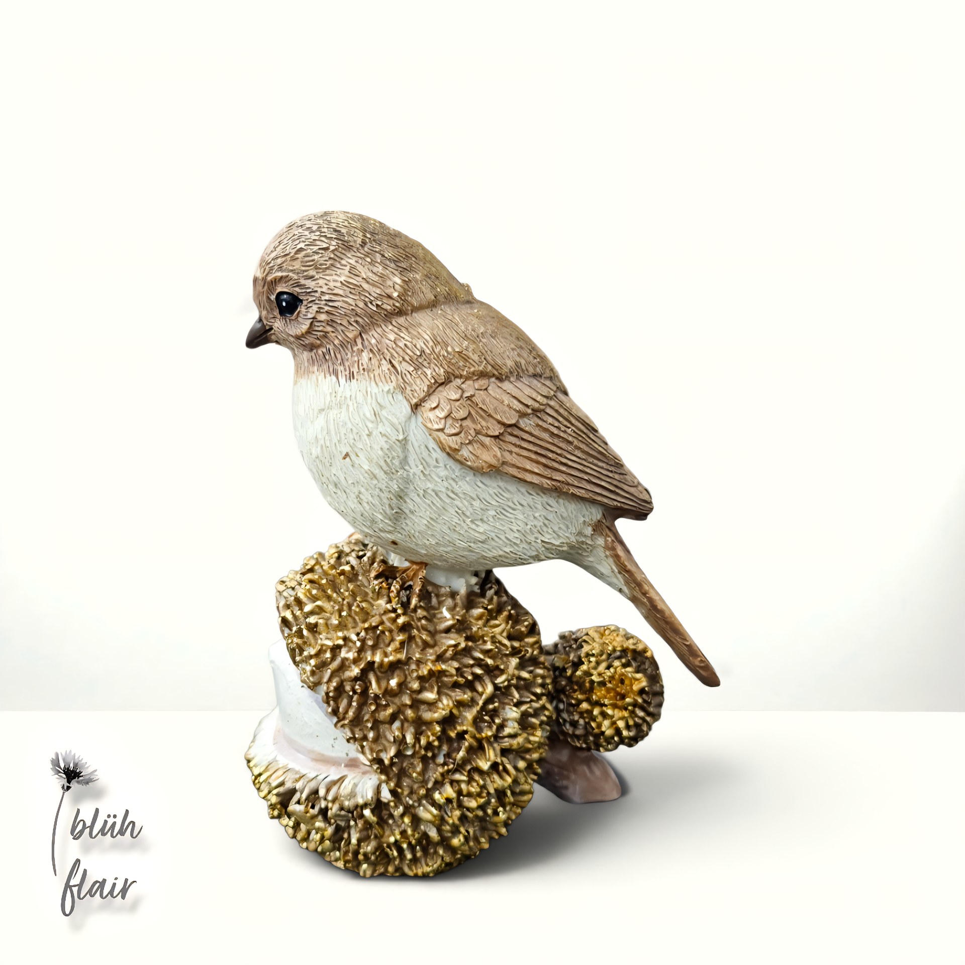 Accessoires & Deko: Vogelfigur (Kastanie) - L10xB7xH13