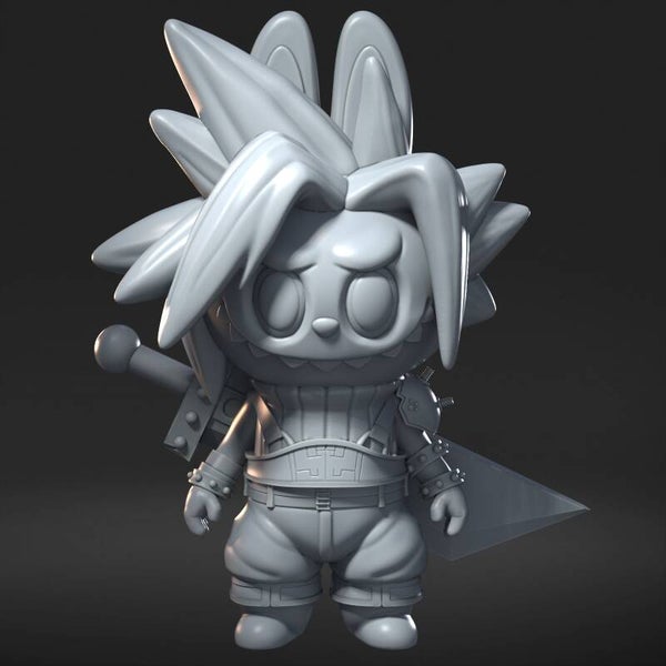 Cloud Labubu Figure