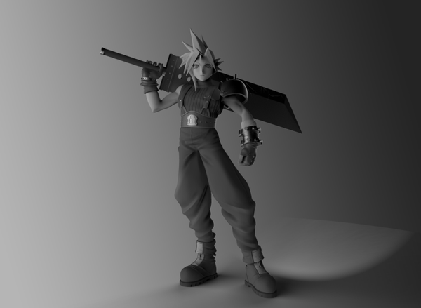 Cloud Strife Model Kit (Final Fantasy VII)
