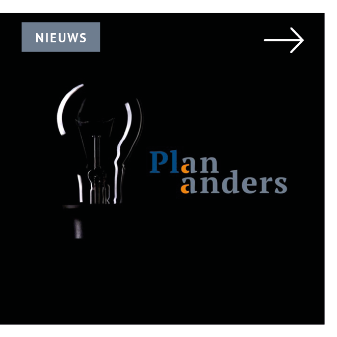 plaatje met links het logo van de grafische kamer en een pijl naar rechts naar het logo van Planders
